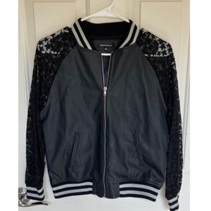 Nowadays Girls Jacket Star Lace sleeve